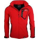 Geographical Norway Men's Softshell Functional Outdoor Jacket Water-Repellent, red