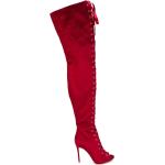 Naisten Punaiset Koon 36 Slip on -malliset GIANVITO ROSSI Stiletto Nahkapiikkikorkosaappaat alennuksella 
