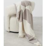 Gina Tricot - Jacquard blanket - viltit & huovat - Beige - 140X170 - Female