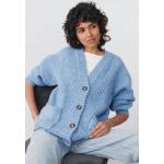 Gina Tricot - Oversized knit cardigan - Neuletakit - Blue - S - Female