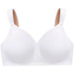 Naisten Valkoiset Polyesteriset Koon 85F Saumattomat glamorise Topatut rintaliivit 
