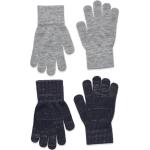 Glitter Gloves - 2-Pack Patterned Melton