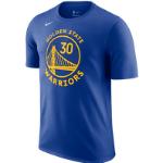 Miesten Siniset Casual-tyyliset Nike Golden State Warriors T-paidat 