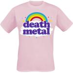 Goodie Two Sleeves - Fun T-paita - Death Metal Rainbow - S- 3XL - varten Miehet - Pinkki