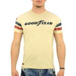 Goodyear Grand Bend Männer T-Shirt beige L 100% Baumwolle Biker, Rockabilly, Rockwear, Streetwear
