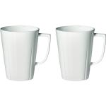 Grand Cru Krus 34 Cl 2 Stk. Home Tableware Cups & Mugs Coffee Cups White Rosendahl