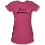 Grease - Womens Pink Ladies Logo T-Shirt In Hot Pink, X-Large, Hot Pink