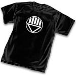Green Lantern Black Lantern Corps Symbol Black Adult T-Shirt Tee (X-Large)