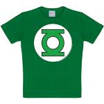 Green Lantern Logo Kids T-Shirt - DC Comics Childrens Short Sleeve - LOGOSHIRT Crew Neck T-Shirt - green - Licensed original design - High quality, Size 66.93/69.29 inches, 15-16 years