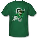 Green Lantern Herren-T-Shirt mit Ring First in Kelly Green Gr. M, Kelly Green