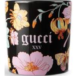 Gucci violet-scented Flora-print candle - Black
