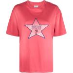 Naisten Vaaleanpunaiset Lyhythihaiset Guess O -kaula-aukkoiset Logo-t-paidat alennuksella 
