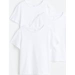 Poikien Valkoiset Puuvillaiset Koon 92 H&M - T-paidat 3 kpl verkkokaupasta H&M 