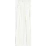 Naisten Valkoiset Viskoosiset Koon M H&M Korkeavyötäröiset housut 