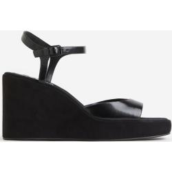 H & M - Kiilakorkoiset sandaletit - Musta