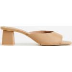 Naisten Beiget Koon 35 Neliökärkiset Slip on -malliset H&M Tolppakorko Korkeakorkoiset sandaalit 