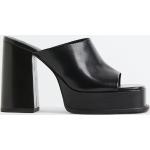 Naisten Mustat Koon 42 Avokärkiset Slip on -malliset H&M Tolppakorko Korkeakorkoiset sandaalit 
