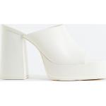 Naisten Valkoiset Koon 42 Avokärkiset Slip on -malliset H&M Tolppakorko Korkeakorkoiset sandaalit 