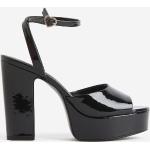 Naisten Mustat Koon 39 H&M Tolppakorko Korkeakorkoiset sandaalit kesäkaudelle 