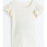 Naisten Valkoiset Koon M H&M O -kaula-aukkoiset Puuvillapuserot 