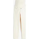 Naisten Valkoiset Slim- Koon XL Joustavat H&M Denimäitiysfarkut 