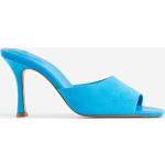 Naisten Siniset Satiiniset Koon 36 Slip on -malliset H&M Korkeakorkoiset sandaalit 