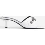 Naisten Valkoiset Koon 36 Neliökärkiset H&M Niitti Sandaletit kesäkaudelle 