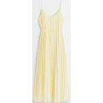 Naisten Keltaiset Sifonkiset Koon XL Nilkkapituiset H&M Spagettiolkain A-linjaiset mekot 