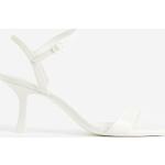 Naisten Valkoiset Koon 40 Neliökärkiset H&M Sandaletit kesäkaudelle 