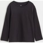 Poikien Mustat Puuvillaiset Koon 116 H&M - Pitkähihaiset t-paidat verkkokaupasta H&M 