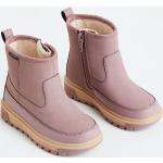 Tyttöjen Violetit Koon 27 Vetoketjulliset Vedenpitävät H&M Chelsea-bootsit talvikaudelle 