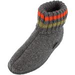 Haflinger Children's Unisex Slipper Socks, Paul - Grey - 31 EU