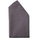 Fabio Farini - Herren Einstecktuch passend zur Krawatte oder Fliege für edle Anlässe oder im Büro grau