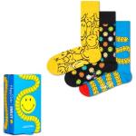 Naisten Keltaiset Värikkäät Happy Socks Sukat 3 kpl 