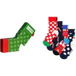 Happy Socks - Sukat Kids X-mas Stocking Gift Set 4 kpl - Sininen - 28/31