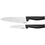 Hard Edge Knivset 2 Parts - Large Chef Knife & Vegetable Knife Home Kitchen Knives & Accessories Vegetable Knives Black Fiskars