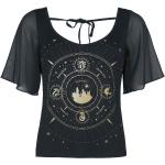 Naisten Mustat Viskoosiset Koon XL Lyhythihaiset Harry Potter Hogwarts Vene -kaula-aukkoiset Lyhythihaiset t-paidat 