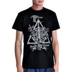Miesten Mustat Koon L Harry Potter Harry O -kaula-aukkoiset O-aukkoiset t-paidat 