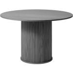Mustat Tammi-puiset Pyöreät ruokapöydät läpimitaltaan 120cm alennuksella 