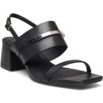 Naisten Mustat Calvin Klein Korkeakorkoiset sandaalit 