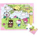 Hello Kitty Wooden Puzzle 20 Pcs Toys Puzzles And Games Puzzles Multi/patterned Hello Kitty
