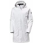 Helly Hansen Women's W Aden Long Insulated Rain Jacket, white, m