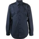 Helmut Lang buckle-detail shirt - Blue