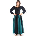 HEMAD Medieval Lady Skirt bi-coloured black-darkgreen L/XL Heavy Cotton