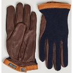 Hestra Deerskin Wool Tricot Glove Blue/Brown