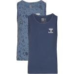 Hmlnolan Tank Top 2-Pack Sport T-shirts Sleeveless Blue Hummel