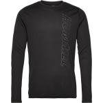 Hmlte Topaz T-Shirt L/S T-shirts Long-sleeved Musta Hummel Ehdollinen Tarjous