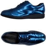 Naisten Siniset Kiiltonahkaiset Koon 34,5 Pyöreäkärkiset Nauhalliset HOGAN Oxford-kengät alennuksella 