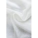 Valkoiset Modernit Tekstiilistä valmistetut Läpikuultavat Hasta Laskosverhot 