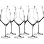 Hvidvinsglas Sauvignon Atelier 35 Cl 6 Stk. Klar Home Tableware Glass Wine Glass White Wine Glasses Nude Luigi Bormioli